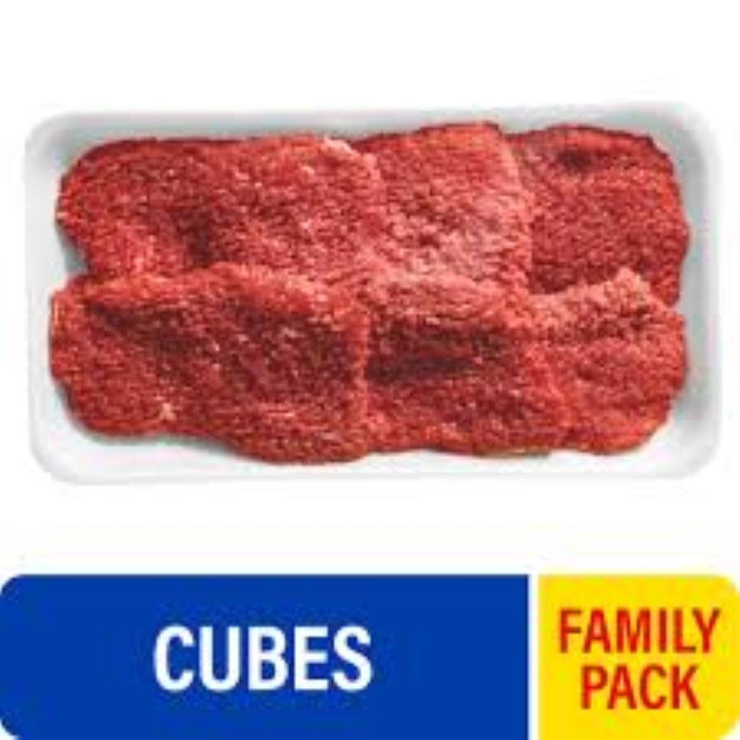 CHOICE MEATS BEEF CUBES 500G